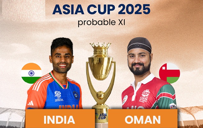 India vs Oman Cricket Scorecard