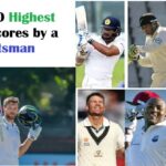 Top 10 Highest Test Scores by a Batsman