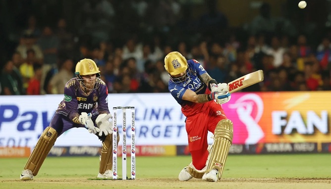 Royal Challengers Bengaluru vs Kolkata Knight Riders Timeline