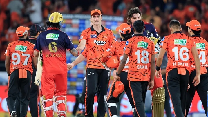 Sunrisers Hyderabad vs Royal Challengers Bengaluru Standings