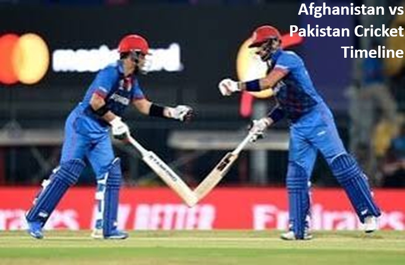 Afghanistan vs Pakistan Cricket Timeline